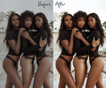 Load image into Gallery viewer, Medium-Dark Skintones Lightroom Presets DESKTOP