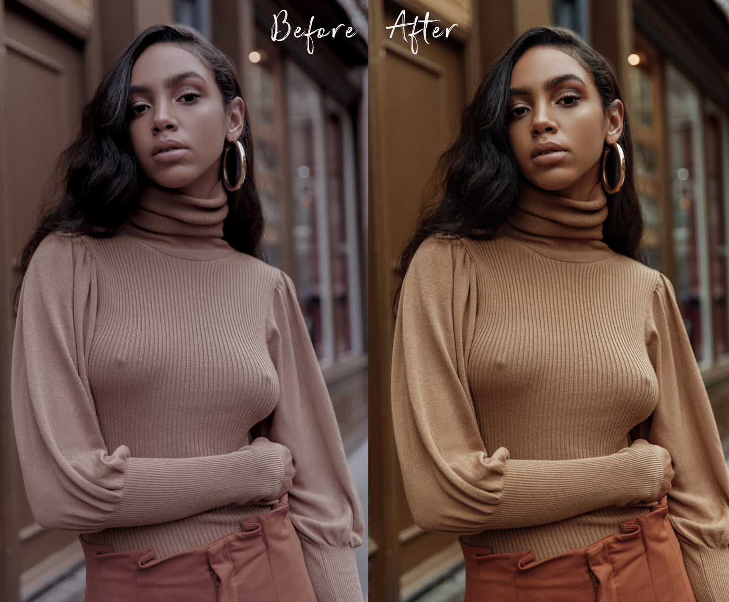 Medium-Dark Skintones Lightroom Presets DESKTOP